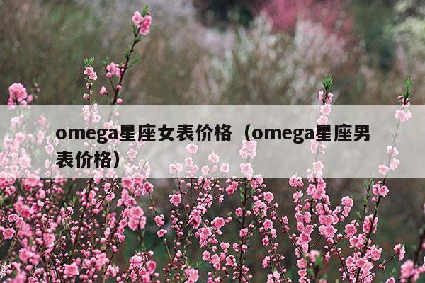 omega星座系列原镶钻石英女表