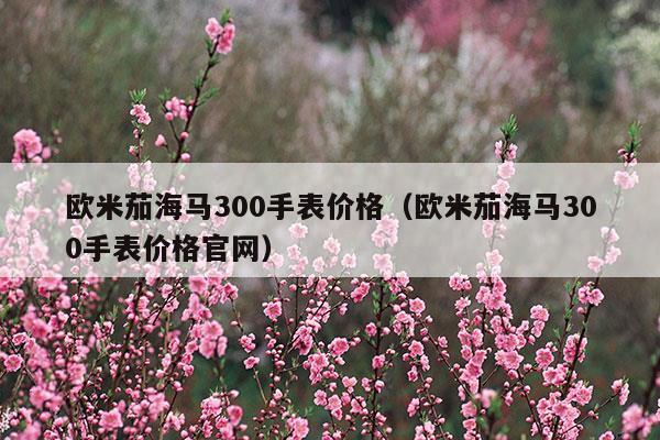 欧米茄海马300价格