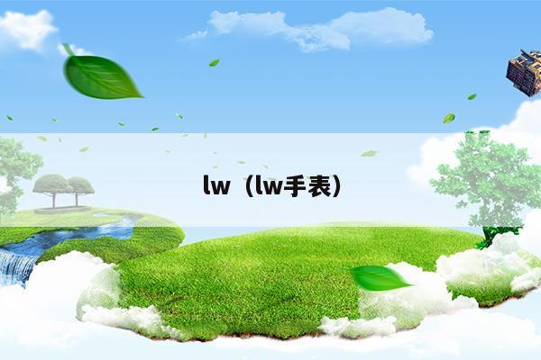 lw车牌号表示什么意思