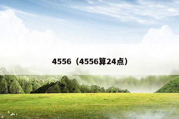 4556代表什么意思