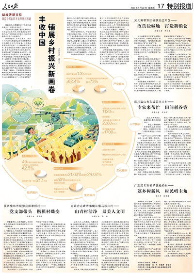 丰收中国铺展乡村振兴新画卷（经济新方位·喜迎中国农民丰收节特别报道）