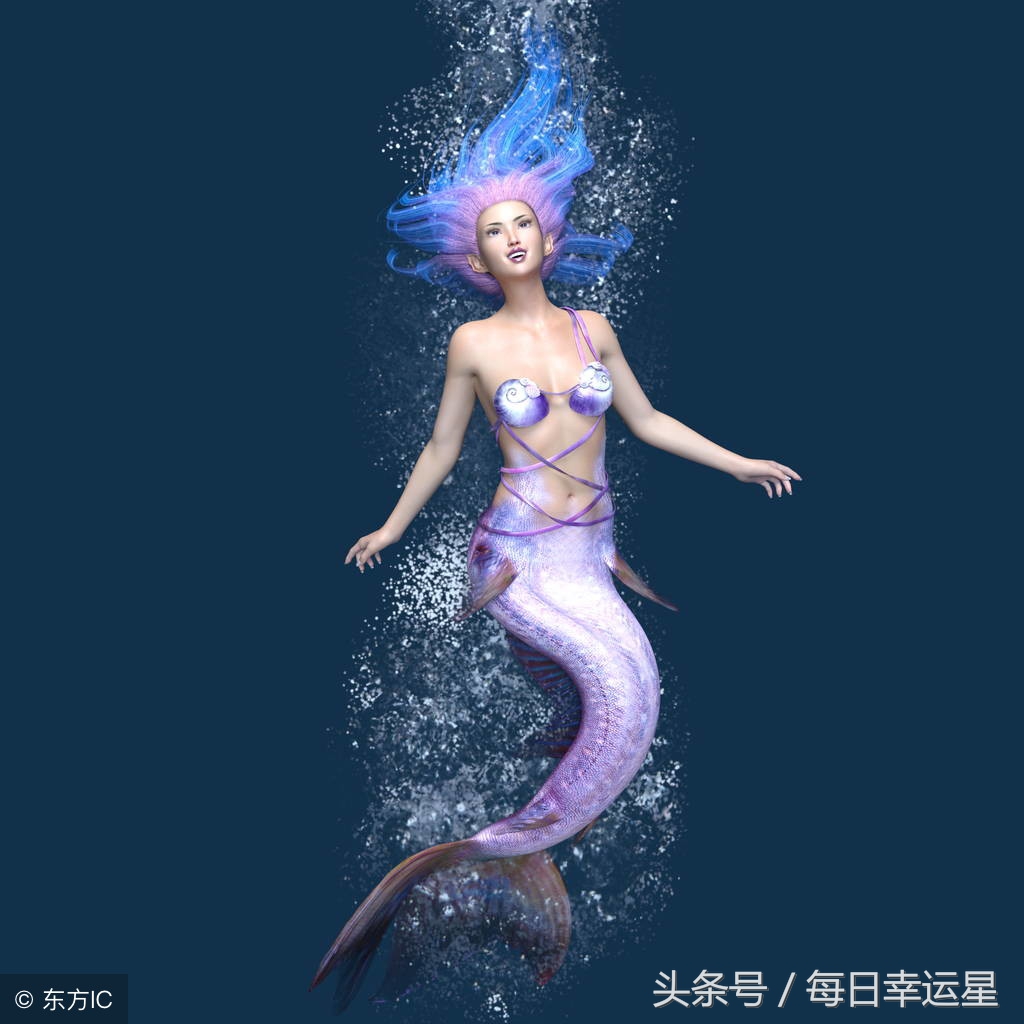 十二星座化身美人鱼